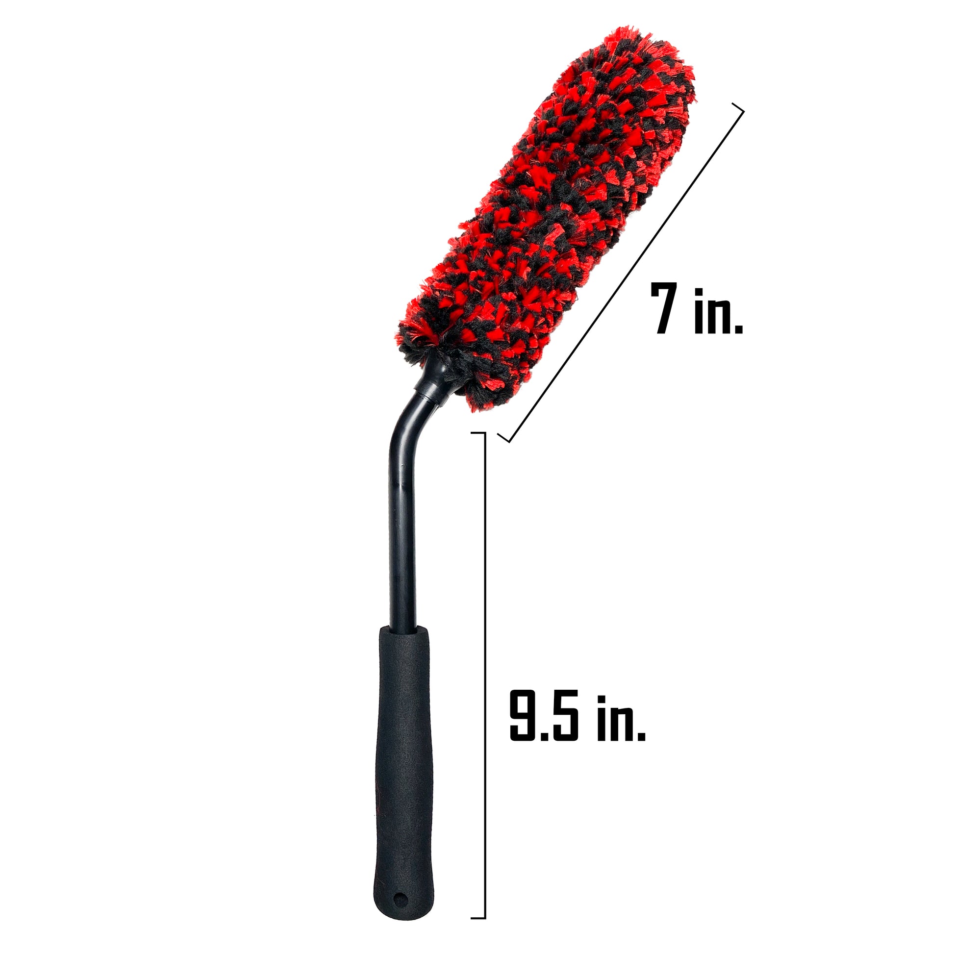 Auto Detailing Microfiber Angled Soft Absorbant Wheel Cleaning Brush